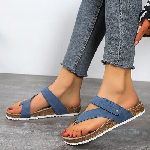 Womens Summer Sandals Ladies Casual Slippers Slides Bunion Corrector Shoes  Mules | eBay