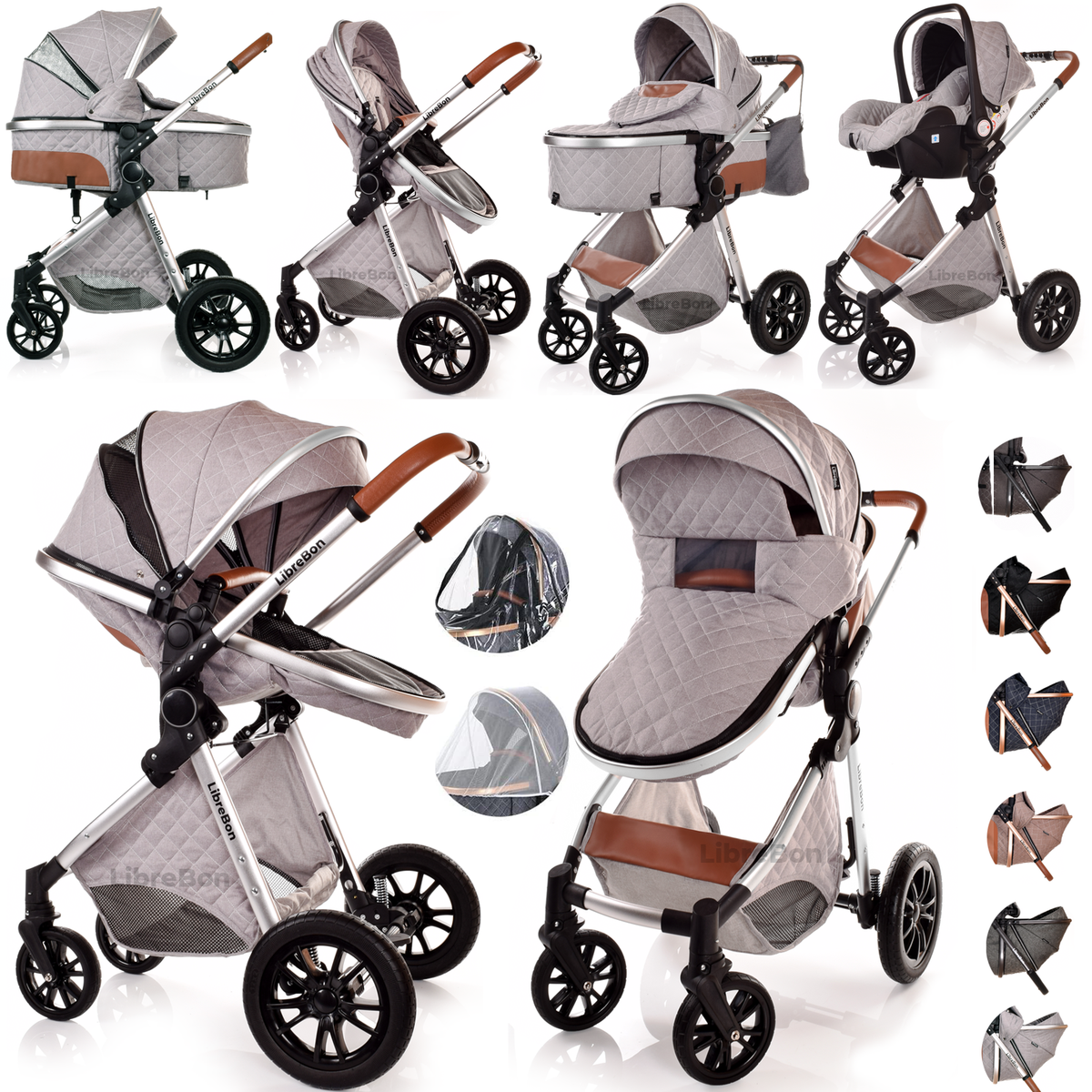 Baby Transport Vooom Buggy Zeta Vooom Zeta Citi Twin Stroller