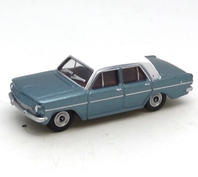 1:87 1963 EH PREMIER SEDAN DIECAST IN ACRYLIC DISPLAY CASE - PORTSEA BLUE