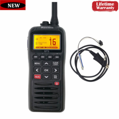 Recent RS-38M-USB VHF Marine Radio Built-in GPS Walkie Talkie Float Transceiver