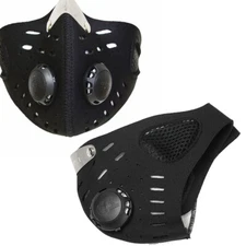 Cycling Bike Reusable Anti Pollution Half Face Mask with Filter PM2.5 Mouth Mask