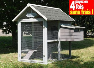 poulailler 4 fois sans frais