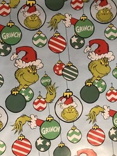 How The Grinch Stole Christmas Wrapping Paper Large 60 Sq Ft XL LAST ONE !!!