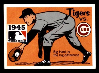 1971 Fleer World Series Baseball #43 1945 Tigers vs. Cubs VG *d3