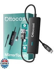 OTTOCAST Mirror Touch with Wireless Carplay Adapter, Mirror and Watch Any APP...