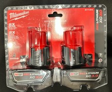 Genuine Milwaukee M12 12V Lithium-Ion Batteries 48-11-2412