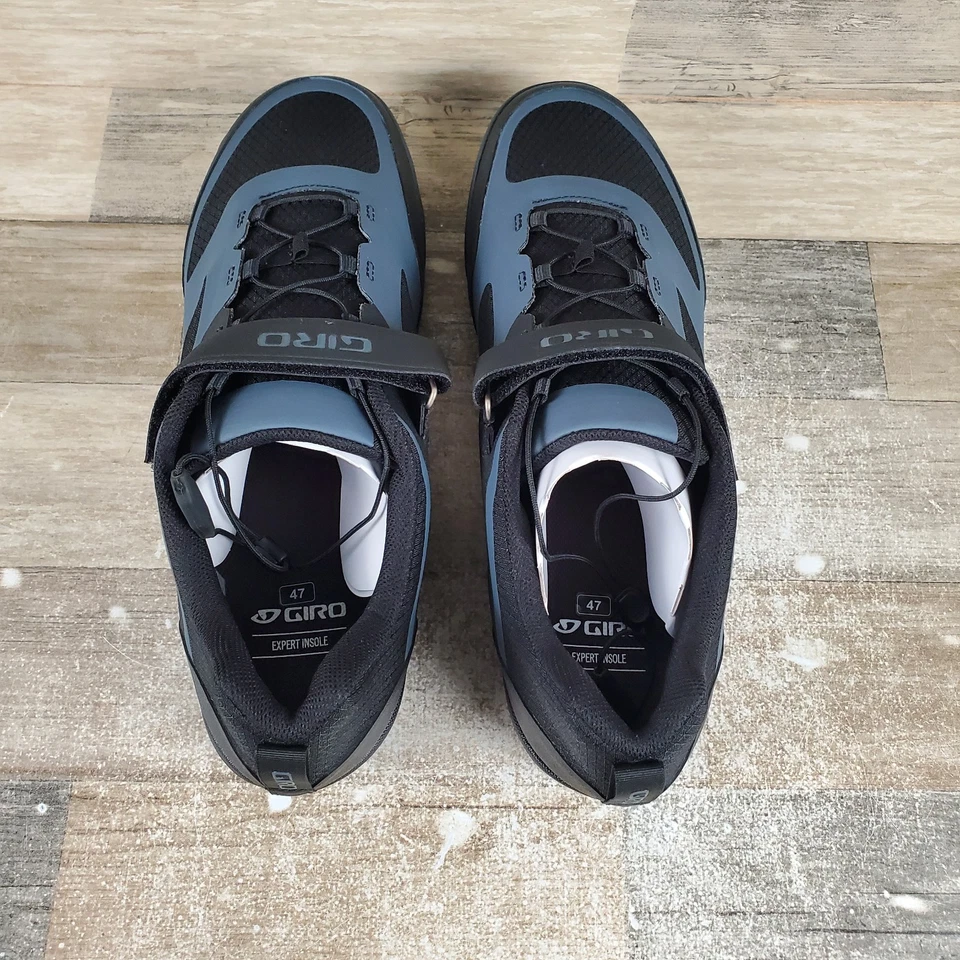 Giro Ventana Fastlace Hombres Bicicleta de Montaña Zapatos Talla 13 Sombra Oscura Zapatilla con Cordones Foto 4 de 4