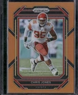 2022 Panini Prizm Football Orange Chris Jones #145