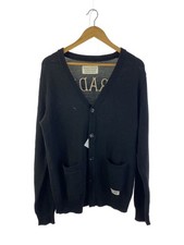 WACKO MARIA Cardigan Thick L Wool BLK 16SS WMK KN07