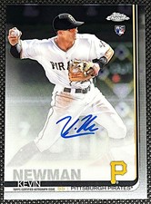 Kevin Newman 2019 Topps Chrome Rookie Autographs #RA-KN - Pittsburgh Pirates