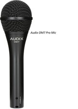 Audix OM-7 Hypercardiod Low Output Microphone om7 100 perfect in factory box
