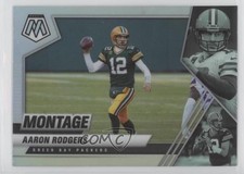 2021 Panini Mosaic Montage Silver Prizm Aaron Rodgers #MON-6 0i7z