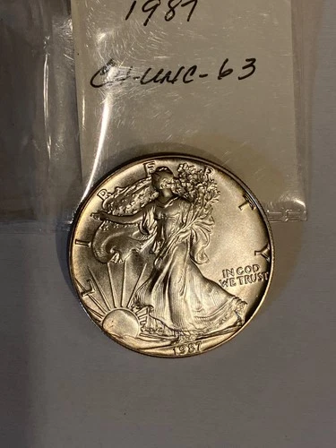 1987 1 oz Silver American Eagle (Brilliant Uncirculated)