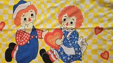 VTG Raggedy Ann Andy Standard Pillowcase Wamsutta Cotton 3 Available