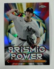 2021 Topps Chrome #PP-5 Gerrit Cole Prismic Power New York Yankees Baseball