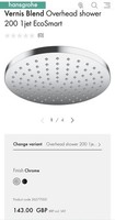 Hansgrohe Vernis Blend 200 EcoSmart Overhead Shower 1jet