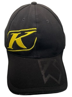 KLIM Hat Cap Black Embroidered One Size Stretchy One Size Adult