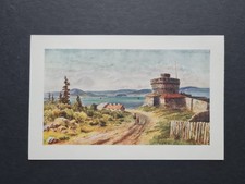 Antique 1907 print - York Redoubt & Halifax Harbour - Canada - Mower Martin
