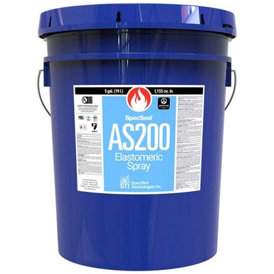 STI AS205 Fire Barrier Spray,Pail,5 gal 4MM44
