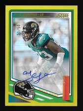 Foye Oluokun 2025 Panini Score Autograph Gold Zone #31/50 Jaguars Auto SP Gold