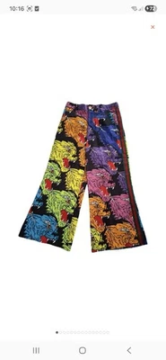 Sublime Pantalon GUCCI coupe Large, Taille 36. Multicolores.  - Photo 1/4