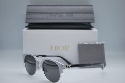 NEW CHRISTIAN DIOR CD ICON R1U F1A0 SILVER GREY AUTHENTIC EYEGLASSES 53-21