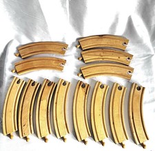 Vtg Thomas  Friends Wooden Railway Train Tank Engine Track Curve Lot 13pcs   