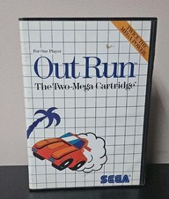 Out Run (Sega Master System, 1986) Game - No Manual 