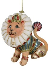 Circus Christmas Tree Decoration Bauble Fun Luxury Glass Animal Xmas Ornament