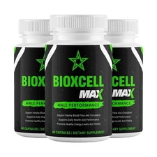 (3 Pack) Bio X Cell Pills for Men BioXCell Advanced Male Support Supplement 60ct