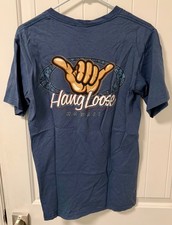 Hang Loose Hand Hawaii Blue T-Shirt -Small