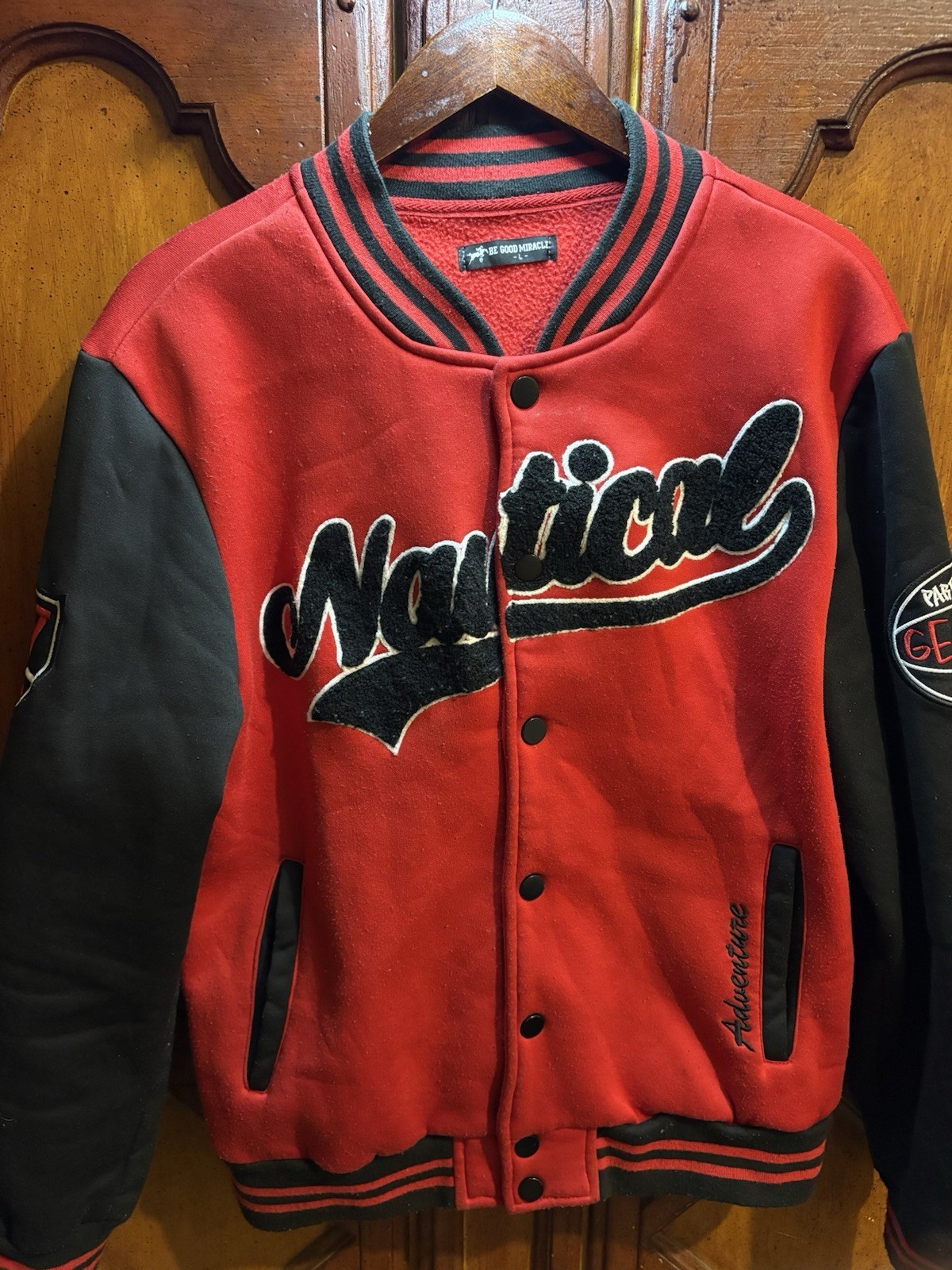 Retro Letterman Jacket Varsity Men - image 1