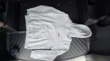 Jordan x Supreme Grey Hoodie Mens Large