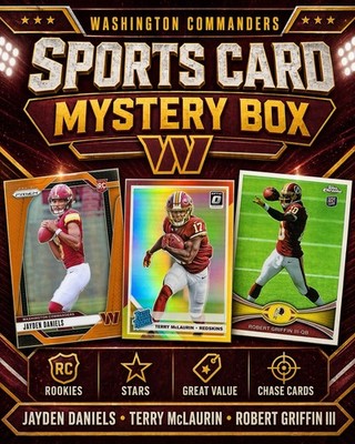 Washington Commanders Mystery Sports Card Box - Read Description