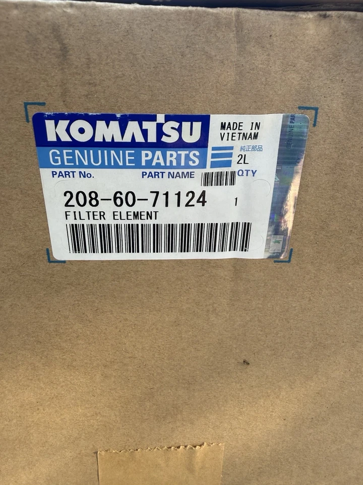 Filtro Hidráulico KOMATSU 208-60-71124 Genuino Nuevo Precintado Foto 3 de 3