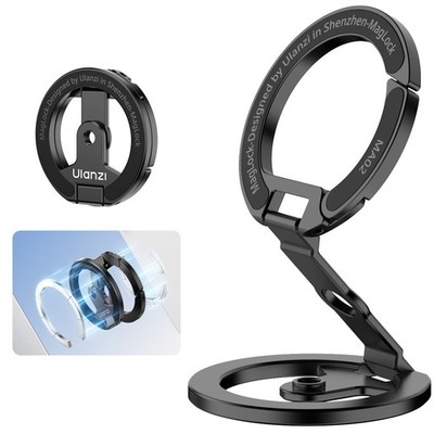 Ulanzi MA02 Magnetic Phone Holder Ring Stand Foldable Grip Mount for Smartphone