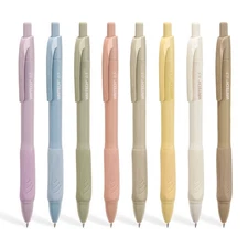 WRITECH Fine Point Gel Pens: Aesthetic Morandi Barrel Soft Grip with 0.5mm