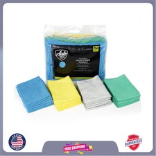 Auto Drive Multipurpose Microfiber Towels 12 x 16 Inch 100 Pack Cleaning Cloths