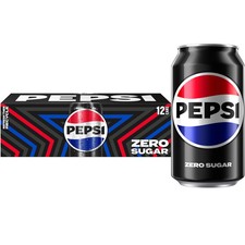 Zero Sugar Cola Soda Pop 12 fl oz 12 Pack Cans