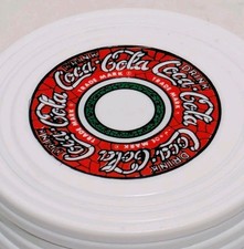 Set Of 6 Coca-Cola Plastic Drink Coasters