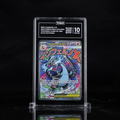 Mega Charizard X ex #023 | TAG 10 | Mega Evolution Black Star Promo