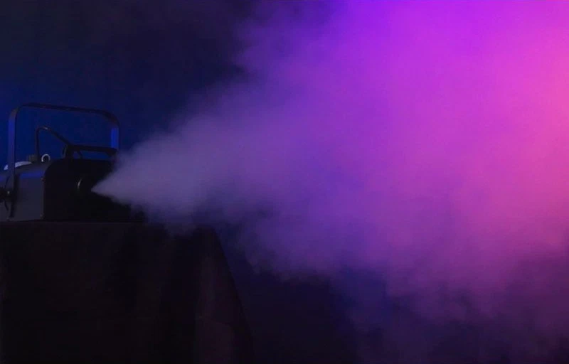 Iluminação eliminadora VF1600 EP 1650W DMX máquina de neblina nebulizador + com fio + controle remoto sem fio - Imagem 3 de 4