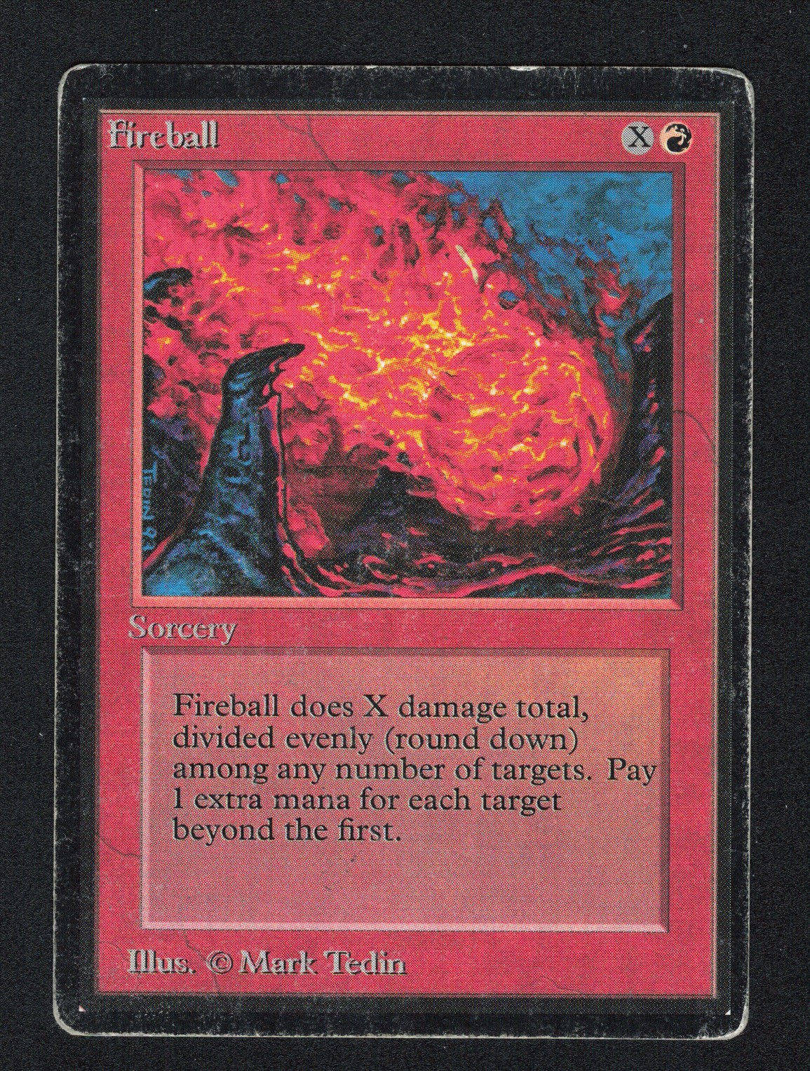 BETA Fireball - Magic The Gathering MTG - Vintage English
