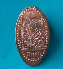 MICKEY WEARING LARGE SOMBRERO MEXICO PAVILION PRESSED ELONGATED PENNY DISNEY