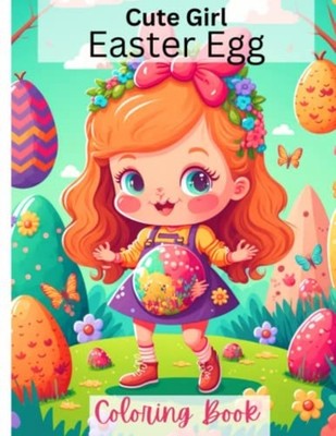 Cute Girl Easter Egg Coloring Book for Girls -  NEW POSITIVE ELEMEN 2023-03-16