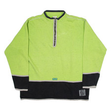 Felpa FALCHI Da Donna Verde 1/4 Zip XL