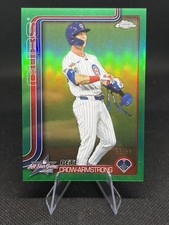 Pete Crow Armstrong 2025 Topps Chrome Update ASGC-17 Green Refractor /99