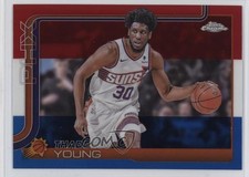 2025-26 Topps Chrome Red White & Blue Refractor Thaddeus Young #135 1r9o