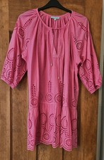 MELISSA ODABASH PINK ASHLEY SHORT KAFTAN / DRESS SZ XL UK 18