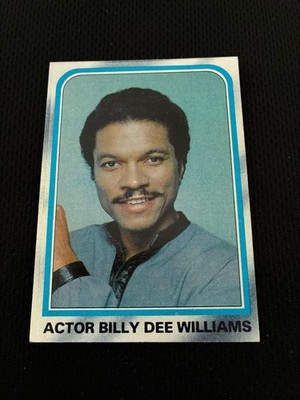 LANDO CALRISSIAN / BILLY DEE WILLIAMS ROOKIE TOPPS 1980 STAR WARS MOVIE CARD !